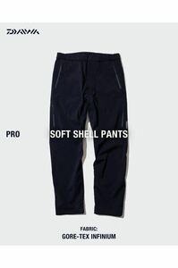 新品 M DAIWA LIFESTYLE PRO SOFT SHELL PANTS GORE-TEX INFINIUM WINDSTOPPER ダイワ ソフトシェル パンツ ゴアテックス PIER39 ピア 紺