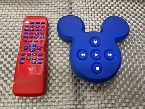 【現状品】Disney ディズニー　DVDプレーヤー BVHE-SN1 のリモコンセット