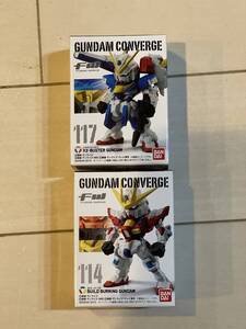 新品未開封品ガンダム コンバージ GUNDAM CONVERGE 114 BUILD BURNING GUNDAM ビルドバーニング 117V2-BUSTER GUNDAM V2バスターガンダム