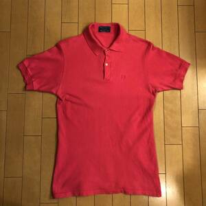 FRED PERRY フレッドペリー　半袖ポロシャツ　サイズ40 ピンク　イングランド製