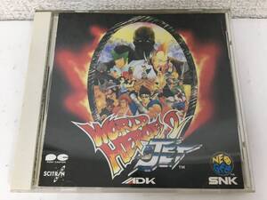 ●○G286 CD ワールドヒーローズ2 JET シール付 サントラ WORLD HEROES ADK SNK○●