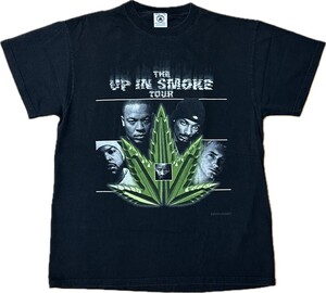 THE UP IN SMOKE tour Tシャツ Dr.Dre SNOOP DOGG Eminem ICE CUBE Tシャツ 00s RAPTEE　　WARREN G. エミネム アップインスモーク