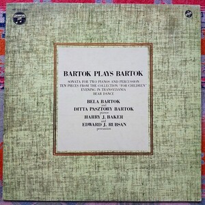 LP国内盤 BARTOK PLAYS BARTOK バルトーク自作自演アルバム 1971年発売 MONO