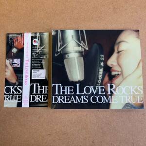 送料無料☆DREAMS COME TRUE『THE LOVE ROCKS』初回限定盤CD＋DVD106分収録☆スリーブケース☆帯付☆美品☆アルバム☆ドリカム☆323