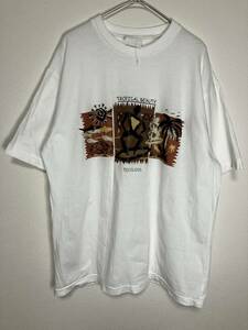 FIJI ISLANDS シングルステッチ Tシャツ 白【管理番号B57】