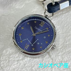 送料無料★新品 正規保証付き★follow 懐中時計 星座ストラップウォッチ カシオペア座 星空 日本製ムーブメント★ギフト プレゼントに