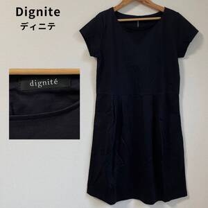 Dignite ディニテ カットソー ワンピース 半袖 日本製 コットン100％