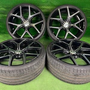 【希少】WALD　22×9.0　22×10.5　ファルケン　アゼニスFK453　255　30　22　295　25　22　PCD120　倉庫保管品 BMW　7シリーズ着用