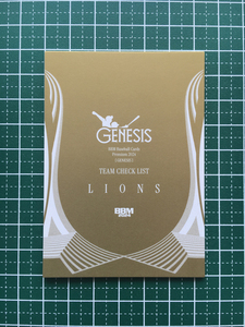 ★BBM 2024 ベースボールカードプレミアム GENESIS #CL11 チームチェックリスト［埼玉西武ライオンズ］レギュラーカード★