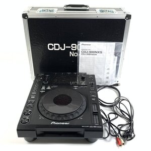 PIONEER パイオニア CDJ-900NXS/JXJ CDJ 電源コード/LINKケーブル/RCAケーブル/取説/ハードケース付き★動作品【TB】