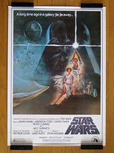 「スターウォーズ エピソード4 新たなる希望」B2版 映画ポスター■STARWARS EP4 A New Hope B2 Poster