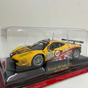 アシェット 公式フェラーリF1コレクション 1/43 vol.65 458 Italia GT2 JMW 2011 ルマン24時間レース #66 Ferrari ミニカー