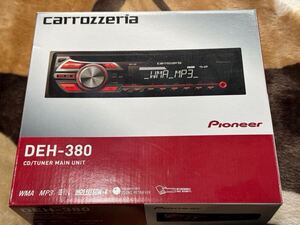 カロッツェリア carrozzeria カーオーディオ 1DIN パイオニア Pioneer CD USB DEH-380