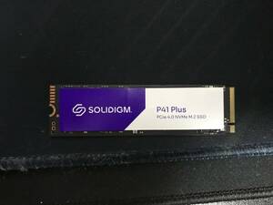 SOLIDIGM P41 Plus 2TB Gen4 NVMe 動作確認済 正常判定 使用時間652時間