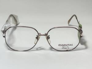 未使用 VINTAGE【 ESSENTIAL 】チタン フレーム 眼鏡 ピンクゴールド ヴィンテージ オールド サングラス めがね