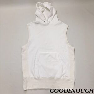 GOODENOUGH 97年ノ－スリーブパーカ－ ( グッドイナフ 初期 限定 藤原ヒロシ 90s 90年代 GOOD ENOUGH 当時物 古着 ヴィンテージ )