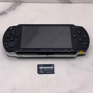 【動作確認済】SONY プレイステーションポータブル PSP-1000 ブラック メモリースティック付き PSP