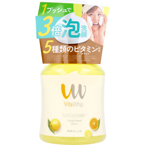 【まとめ買う】泡の洗顔料 ビタホイップ シャワーシトラスの香り 本体 300mL×40個セット