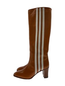 GUCCI◆adidas x Gucci 73mm Knee-High Boot/ブーツ/25.5cm/レザー/715584