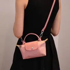 新品未使用　longchamp ロンシャン ハンドル付きポーチ