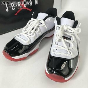 NIKE/ナイキ AIR JORDAN 11 RETRO LOW/エアジョーダン11 レトロ ロー ジムレッド AV2187-160/28 /080