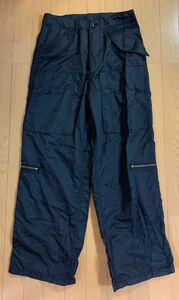 新品未使用品 ALPHA INDUSTRIES HELI CREW PANTS ブラック ヘリクルーパンツ　ブラック　　80