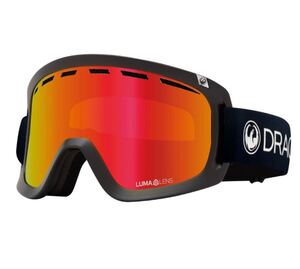 DRAGON/ドラゴン goggle/ゴーグル D1 premium black/ブラック LUMANLENS/ルーマレンズ red lens/レッドレンズ snowboard/スノーボード