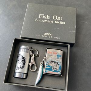 ZIPPO ジッポー　Fish On! A moment tactics No.1274 LIMITED EDITION 携帯灰皿　箱付き★28