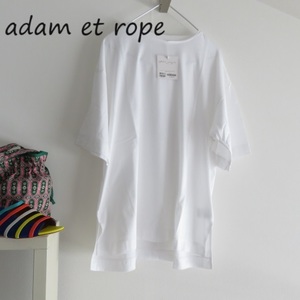 送料込 匿名配送 新品 adam et rope アダムエロペ　メンズ　Tシャツ　白シャツ