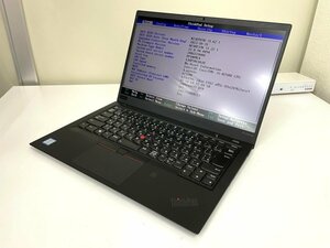 【UEFI起動確認済み／中古】ThinkPad X1 Carbon [TYPE 20KG-S20H00] (Core i5-8250U, RAM8GB, SSD 無し) 本体＋ACアダプタ