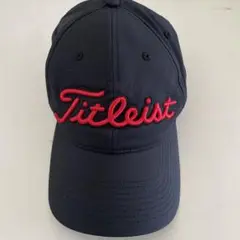 ★未使用★Titleist　タイトリスト　ゴルフキャップ　メッシュ　通気性◎黒赤