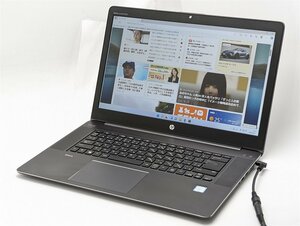 1円～ SSD512GB 高性能 ノートパソコン 15.6型 hp ZBook Studio G3 良品 第6世代i7 32GBメモリ 無線 Bluetooth カメラ Windows11 Office