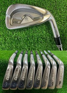 1●995【Cleveland/クリーブランド】CG4 TOUR アイアン 8本セット 3I-9I,PW Dynamic Gold フレックスX ※5Iソケット浮き [札幌/店頭引取可]