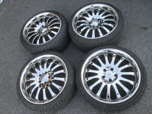 クリムソン CRIMSON リネアスポーツ LINEA SPORT 19インチ 8.5J/9.5J 114.3 +35/+38 5H 235/35R19 275/30ZR19 4本セット 10 20セルシオ VIP