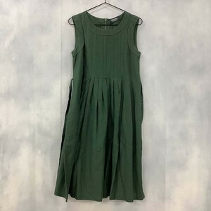 S Max Mara エスマックスマーラ ワンピース ひざ丈 グリーン系 [PT14858]