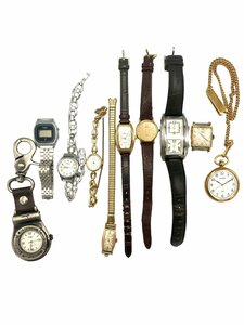 腕時計 懐中時計 ジャンク品 10点まとめ ASTIN ALBA LEXI Volga CASIO Tomony SEIKO Harley ASCCESS 不動品 H7T/CWX/WAG/BR6