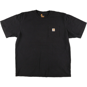 古着 カーハート Carhartt ORIGINAL FIT 半袖 ワンポイントロゴポケットTシャツ メンズXL /eaa464978