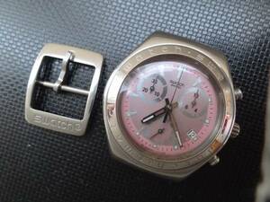 □■Swatch IRONY CICLAMINO ROSA YMS401 □■スウォッチ アイロニー シクラミノ ローズ 腕時計 AG2002 ジャンク