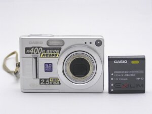 ★ハローカメラ★1円スタート 4888 CASIO EXILIM EX-Z55 PENTAX ZOOM 5.8-17.4mm 500万画素 動作品 バッテリー付 即決あり