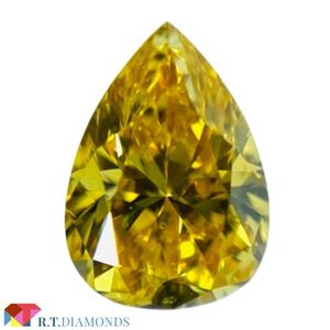 FANCY VIVID ORANGE YELLOW 0.211ct PS/RT2462/AGT