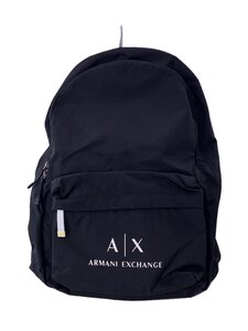 ARMANI EXCHANGE◆リュック/ナイロン/BLK/無地/952103