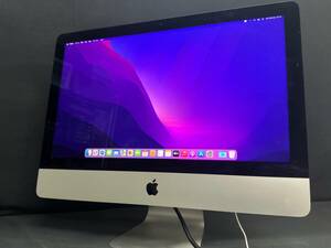 【良品♪】Apple iMac 2015 21.5インチ (A1418)[Core i5 5675R 3.1GHz/RAM:8GB/HDD:1TB]Montery 動作品