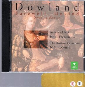 Dowland, Azma ~ Clark ~ Hite ~ Frederiksen, The Boston Camerata, Joel Cohen Farewell, Unkind