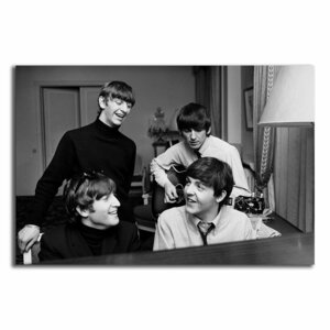 ビートルズ Beatles ポスター ボード パネル フレーム 70x50cm 海外 ジョンレノン ポールマッカートニー アート グッズ 写真 雑貨 絵 2