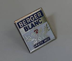 ビンテージ ピンバッジ BERGER BLANC