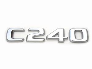 純正仕様リアエンブレム　ベンツW203C240セダンワゴン4MATIC