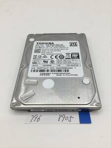 TOSHIBA MQ01ABD100 / 1TB / 2.5インチ HDD / S-ATA / 9.5mm / 正常 / 8905時間