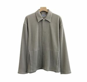 完売品　2022SS KIIT キートRIPPLE STRIPE SHIRT JKT サイズ1 S Mサイズ　／ イッセイミヤケ