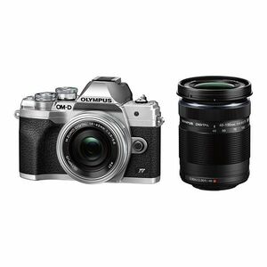 中古 １年保証 美品 OLYMPUS OM-D E-M10 Mark IV EZダブルズームキット シルバー