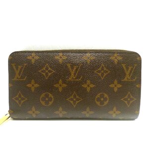 ☆ルイヴィトン 美品 モノグラム ジッピーウォレット M42616 ラウンドファスナー 長財布 箱 保存袋付 LOUIS VUITTON ◆Y5